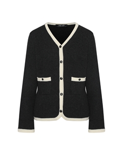 Жакет с контрастным кантом Free age