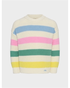 Джемпер в разноцветную полоску The new society