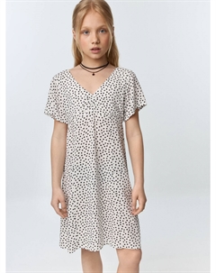 Короткое платье с принтом для девочек Sela