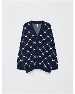 Вязаный кардиган оверсайз для девочек Sela