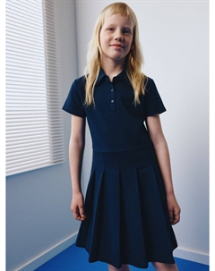 Школьное платье с юбкой в складку для девочек Sela