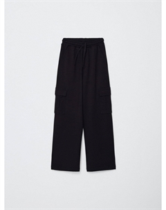 Школьные брюки карго из трикотажа для девочек Sela