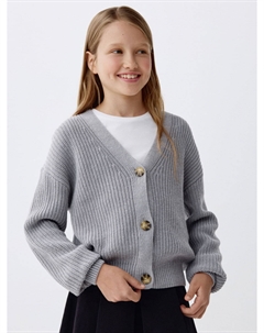 Базовый вязаный кардиган для девочек Sela