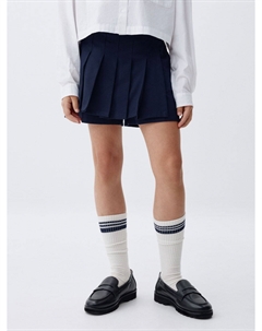 Короткая юбка-шорты в складку для девочек Sela