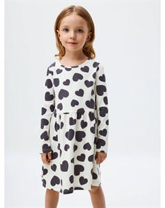 Трикотажное платье с длинными рукавами для девочек Sela