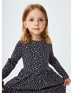 Трикотажное платье с длинными рукавами для девочек Sela