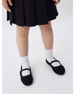 Туфли Мэри Джейн из натуральной замши для девочек Sela