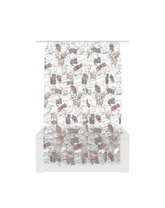 Шторка для ванной комнаты PEVA CATS 180 180 Fora