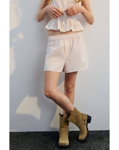 Шорты хлопковые с поясом-резинкой Befree