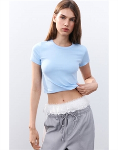 Футболка-топ базовая укороченная Befree