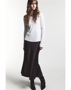 Юбка-годе макси атласная со средней посадкой Befree