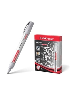 Маркер-краска PT-350, белый Erich krause