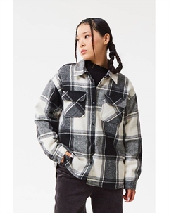 Рубашка хлопковая в клетку оверсайз Смена