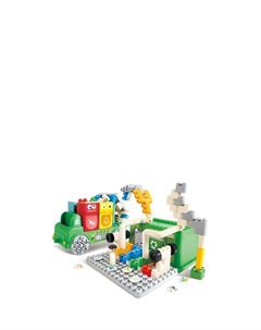 Грузовик для сортировки мусора из 101 элементов Конструктор Креатив Hape