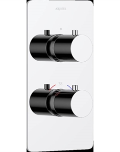 Термостатический смеситель встраиваемый Европа AQ1392CR для ванны с душем, С ВНУТРЕННЕЙ ЧАСТЬЮ, хром Aquatek