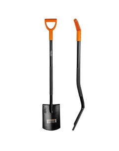 Лопата штыковая с закругленным лезвием METSA (ST6080-13) ST6080-13, цельнометаллическая 1200мм Startul