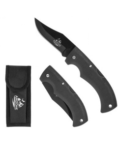 Нож складной туристический 28-220009 + чехол, 21 см, блистер Arizone