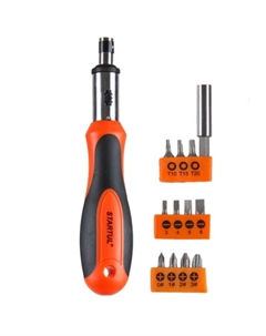 Отвертка реверсивная PROFI ST3049-12, с набором бит, 12-в-1 Startul