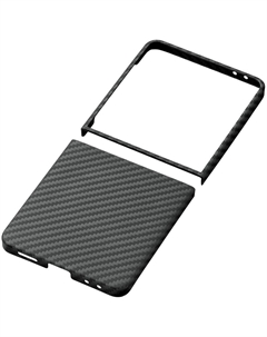 Чехол uBear для Samsung Galaxy Z Flip 7 Supreme Kevlar Mag Case, чёрный Ubear