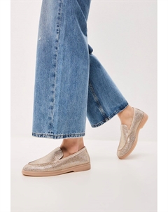 Мокасины, золотой Cesare gaspari