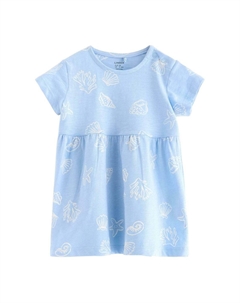 Платье из джерси SHORT-SLEEVED, светло-голубой Lindex