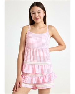 Топ PEPLUM, фуксия Lindex