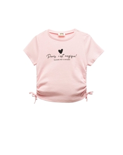 Футболка с принтом, светло-розовый Koton