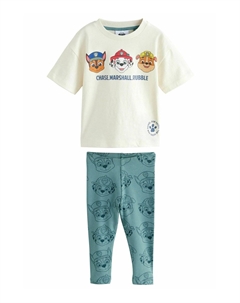 Футболка с принтом REGULAR FIT PAW PATROL SHORT SLEEVE SET, бежевый Next