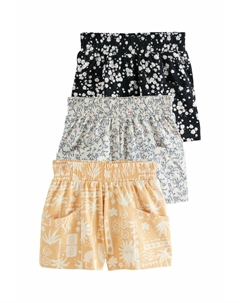 Шорты REGULAR FIT 3 PACK, черный Next