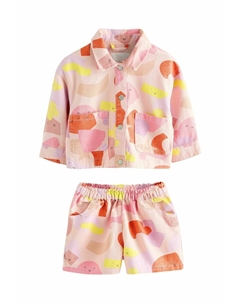 Шорты REGULAR FIT -PRINTED SET, фуксия Next