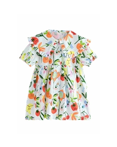 Платье-рубашка REGULAR FIT SHORT SLEEVE COLLAR, белый Next