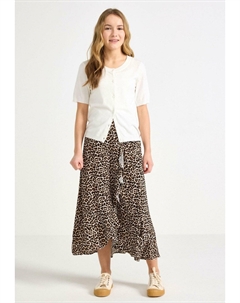 Юбка-колокол WITH FLOUNCE, бежевый Lindex