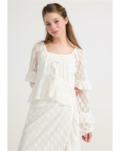 Блуза, белый Lindex