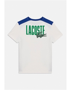 Футболка с принтом TENNIS PERFORMANCE RUN RESISTANT ULTRA DRY UNISEX, белый Lacoste