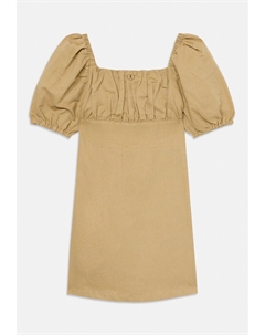 Повседневное платье MINI ABITO TUBE INCROCIO SU SCHIENA, светло-коричневый Twinset