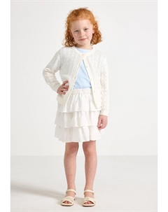 Юбка плиссированная FLOUNCE, белый Lindex