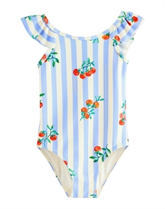 Купальный костюм FRILL SHOULDER, синий Next