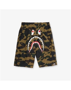 Камуфляжные плавки с акулами 10-13 лет, зеленый A bathing ape®