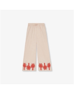 Брюки с принтом в виде пальм, светло-розовый Reiss