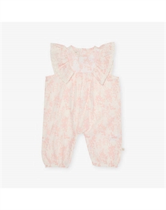 Распашонка без рукавов из хлопкового поплина 3-24 месяца, мультиколор The little tailor