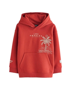 Толстовка GRAPHIC con cappuccio, красный Next