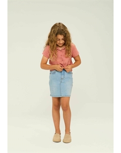 Юбка из денима ODA, цвет Light Blue Denim The new