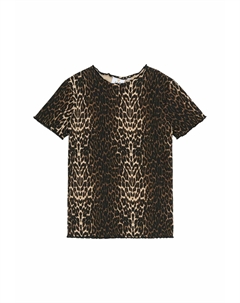 Футболка с принтом, коричневый The new