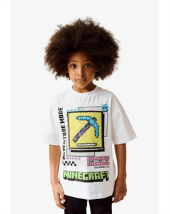Футболка с принтом BOLD GRAFFITI LICENSED MINECRAFT, белый Next