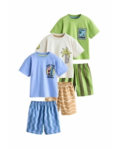 Пижама REGULAR FIT -SET 3 PACK, зеленый Next