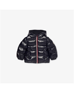 Куртка утепленная Aubert с логотипом, синий Moncler