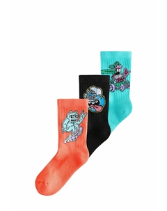 Носки CUSHIONED FOOTBED RICH 3 PACK, черный Next