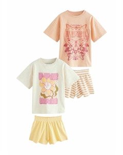 Пижама 2 PACK SET, белый Next