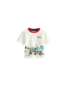 Футболка с принтом REGULAR FIT, белый Next