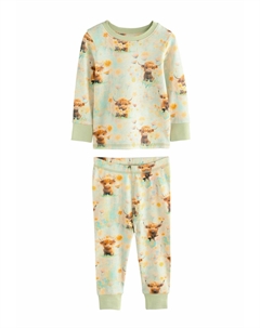 Пижама REGULAR FIT, зеленый Next